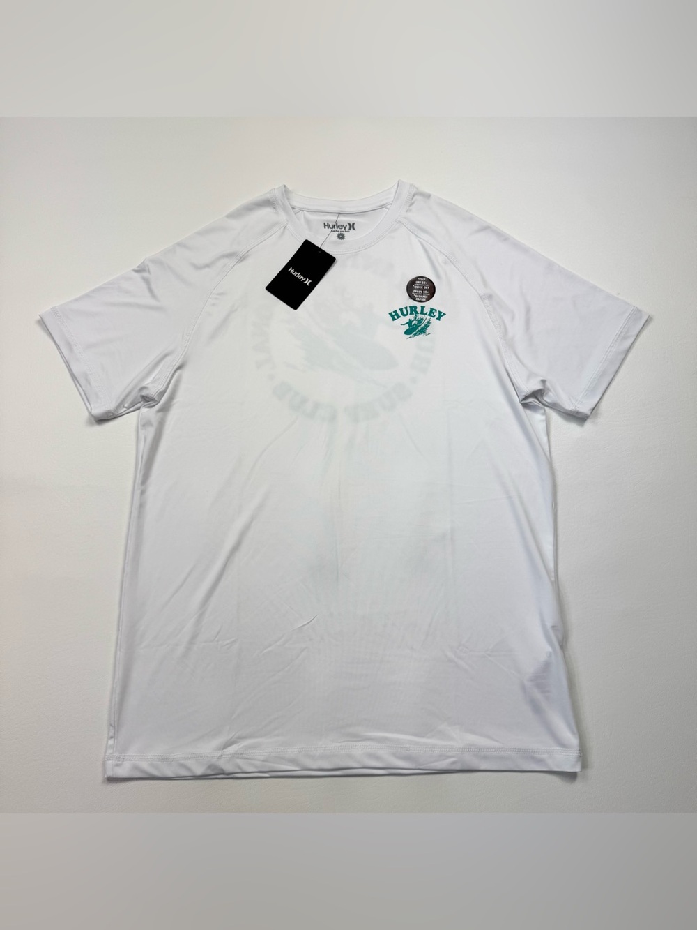 NEW! Men’s Hurley UPF 50+ Short Sleeve T-Shirt Size Medium W/Tags